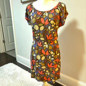 Boden Linen Short Sleeve Dress